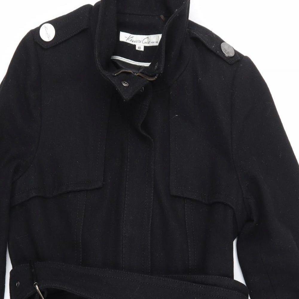 Kenneth Cole Womens Black   Jacket Coat Size 10