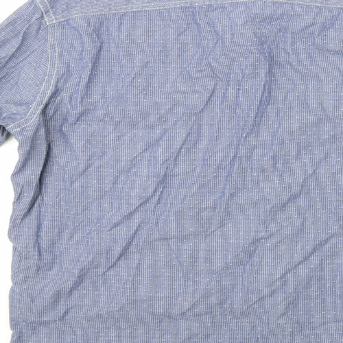 Claudio Campione Mens Blue    Button-Up Size M