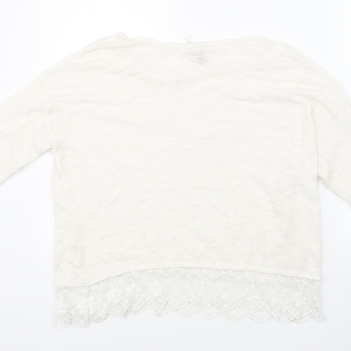 H&M Womens Beige   Pullover Jumper Size M