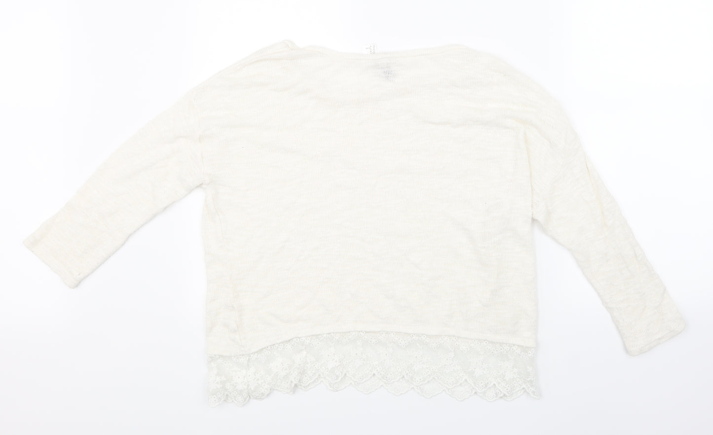 H&M Womens Beige   Pullover Jumper Size M