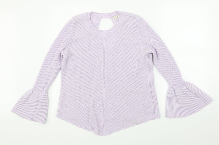 F&F Womens Purple Pullover Jumper Size 10