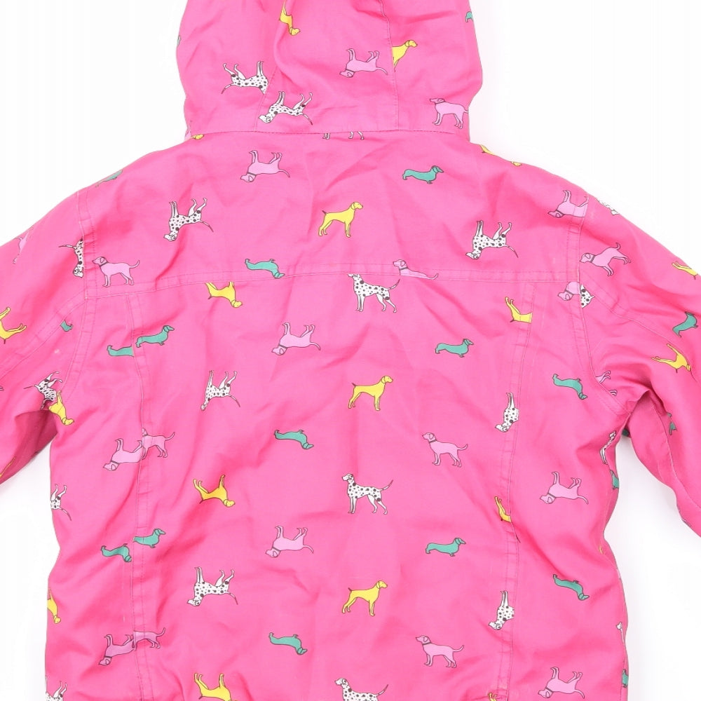 Joules Girls Pink   Jacket Coat Size 8 Years