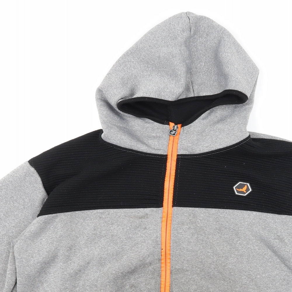 D-Rock Mens Grey   Jacket  Size L