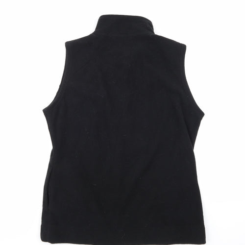 EWM Womens Black  Fleece Gilet Jacket Size M