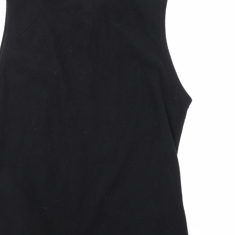 EWM Womens Black  Fleece Gilet Jacket Size M