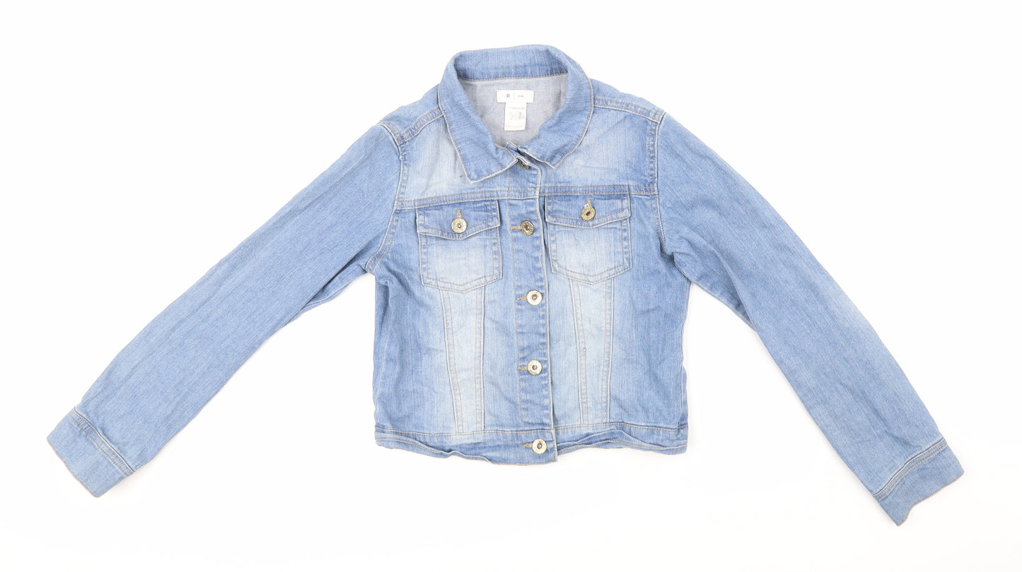 La Redoute Girls Blue  Denim Jacket  Size 12 Years