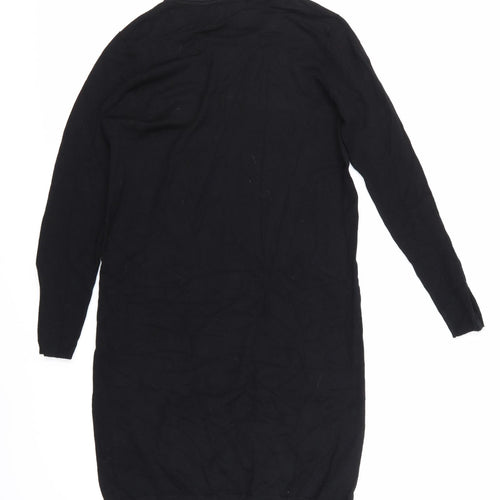 Saint Tropez Womens Black  Knit Jumper Dress  Size M