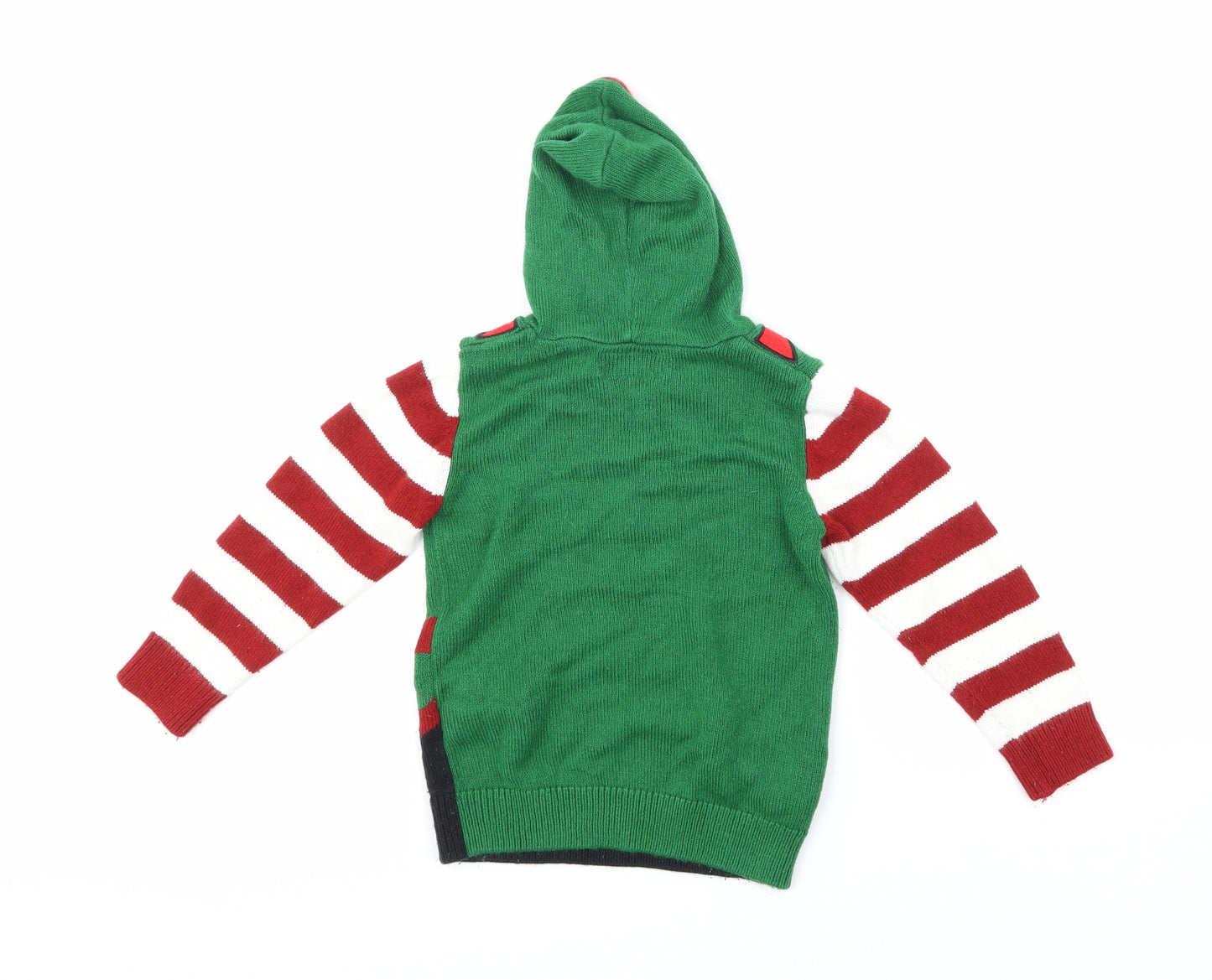 NEXT Boys Green  Knit Pullover Jumper Size 5 Years  - Christmas