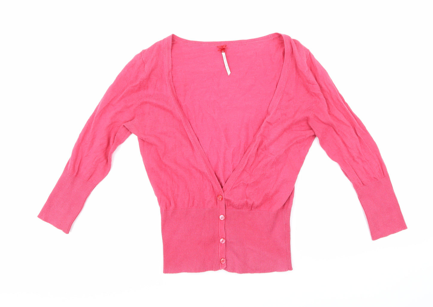 NEXT Womens Pink  Knit Cardigan Jumper Size 12
