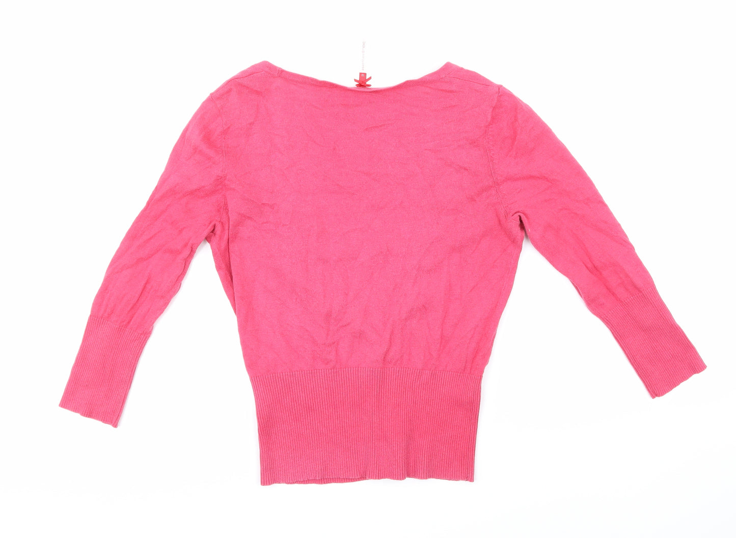 NEXT Womens Pink  Knit Cardigan Jumper Size 12