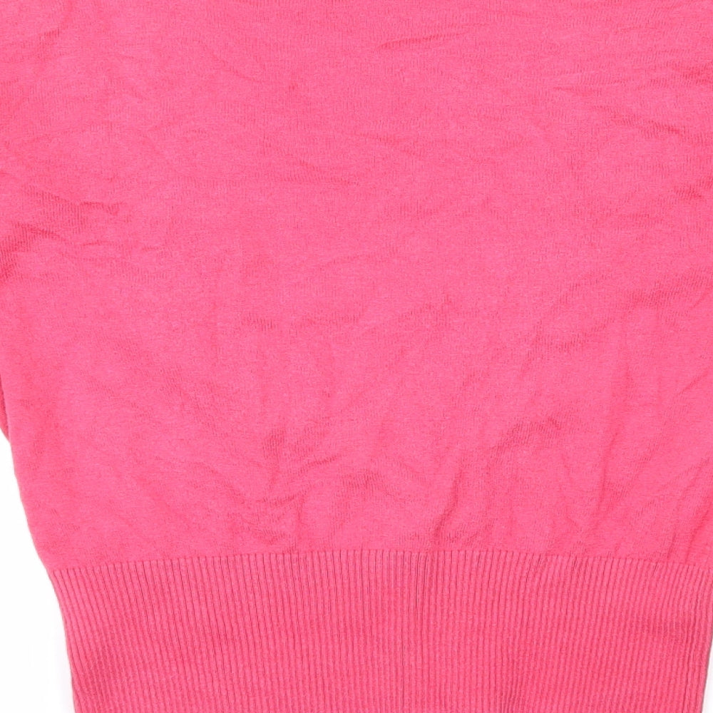 NEXT Womens Pink  Knit Cardigan Jumper Size 12