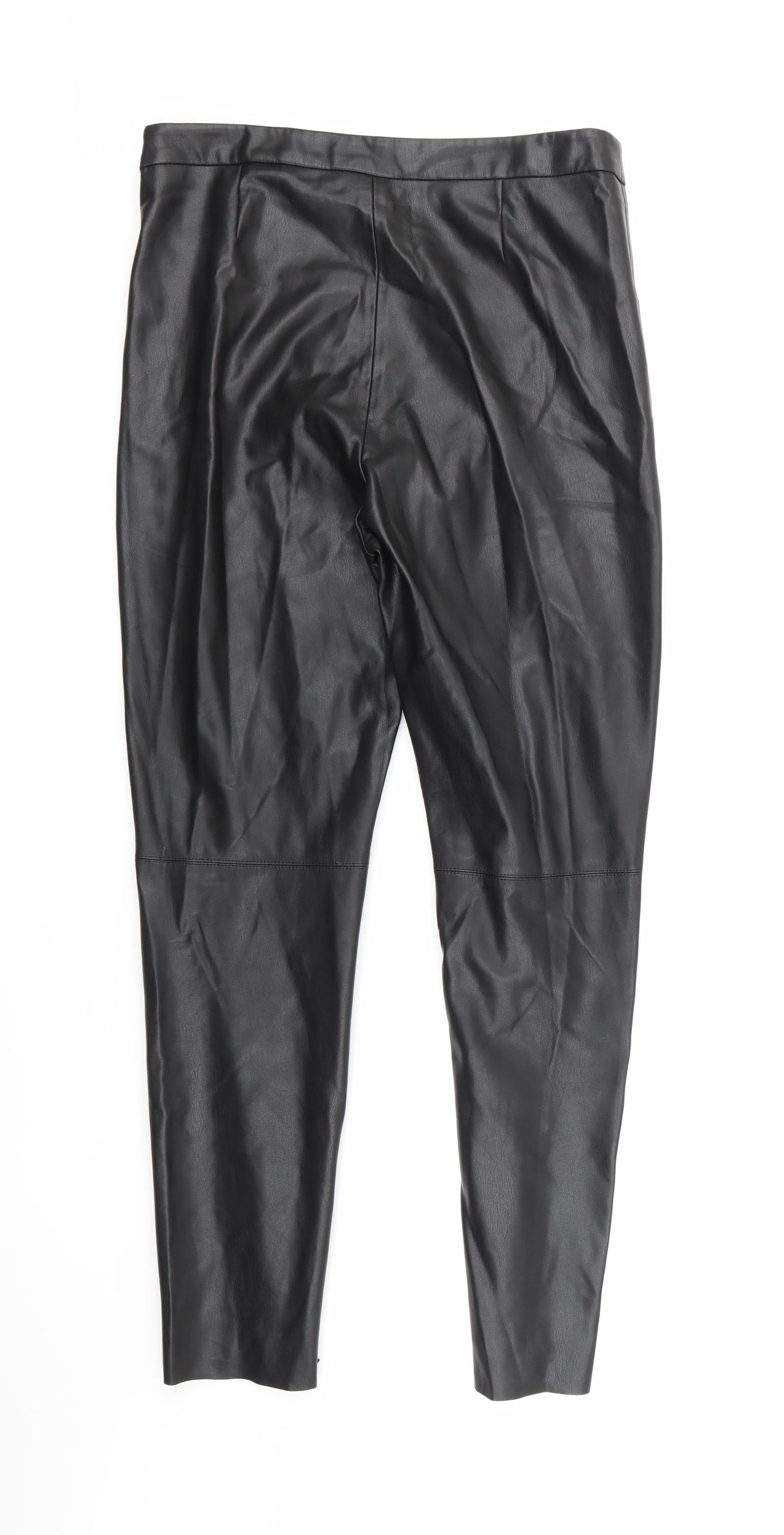 Zara Womens Black   Capri Leggings Size L L28 in