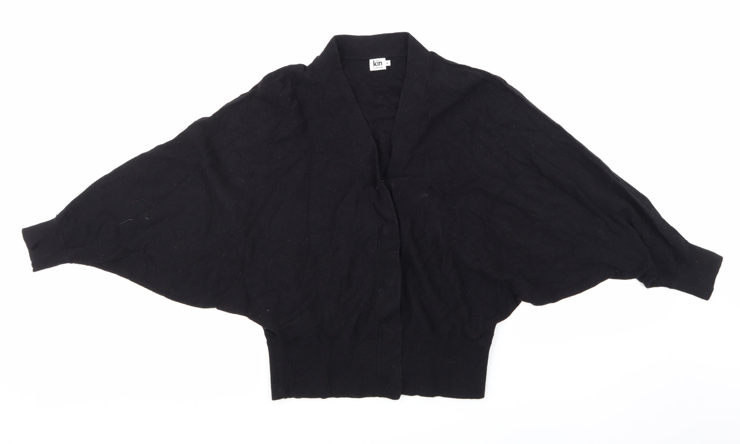 John Lewis Womens Black  Knit Cardigan Jumper Size XS