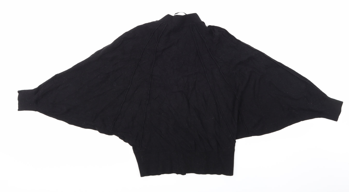 John Lewis Womens Black  Knit Cardigan Jumper Size XS