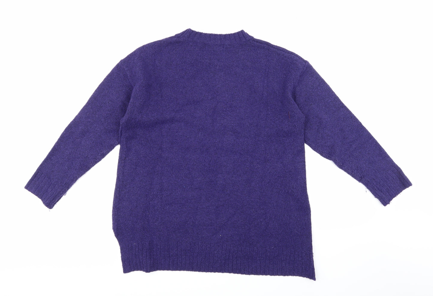 Marks and Spencer Womens Purple  Knit Pullover Jumper Size M