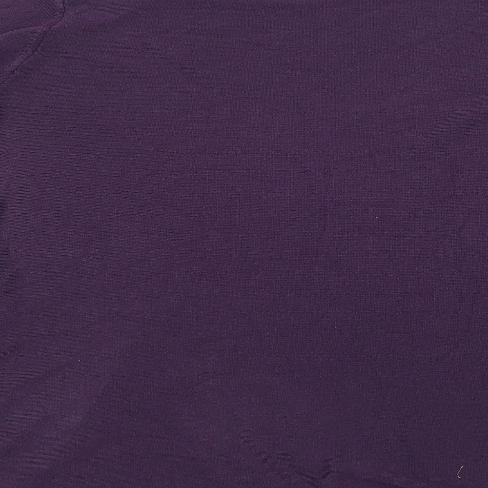 Marks and Spencer Womens Purple  Knit Pullover Jumper Size 22