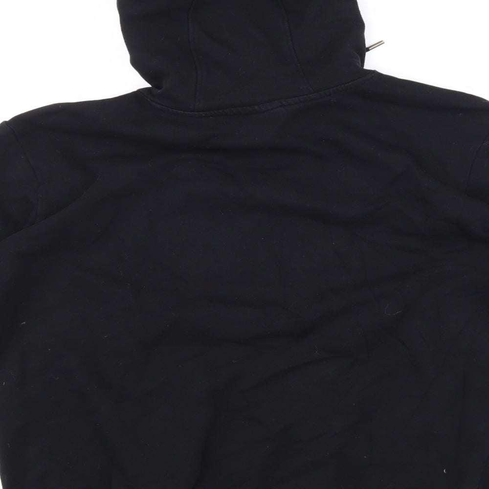 Kappa Womens Black   Pullover Hoodie Size L