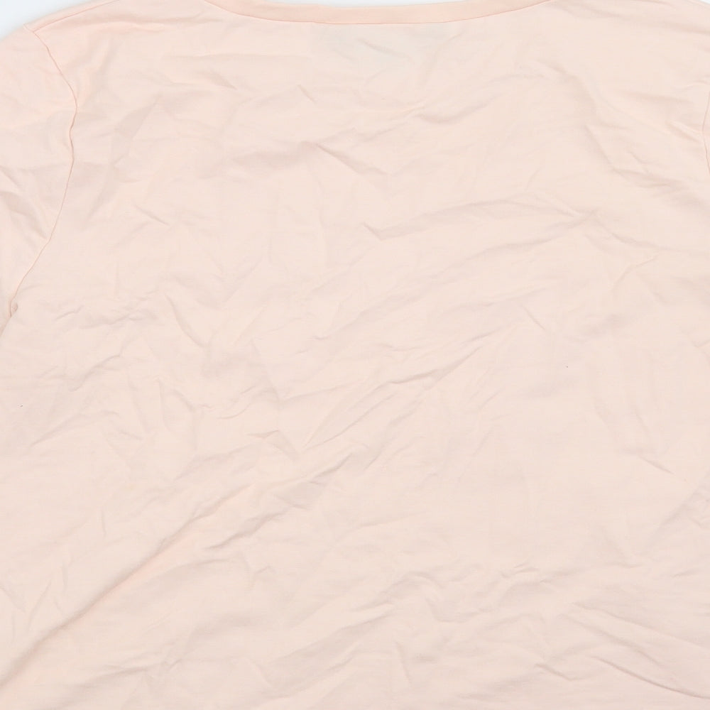 Bonmarché Womens Orange   Basic Blouse Size 16  - stars