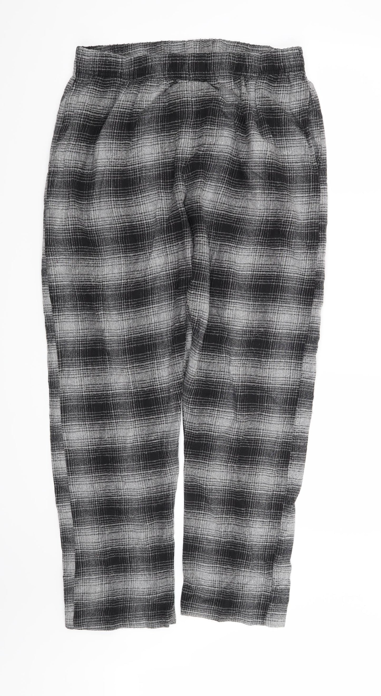 Burton Mens Black Check   Pyjama Pants Size M