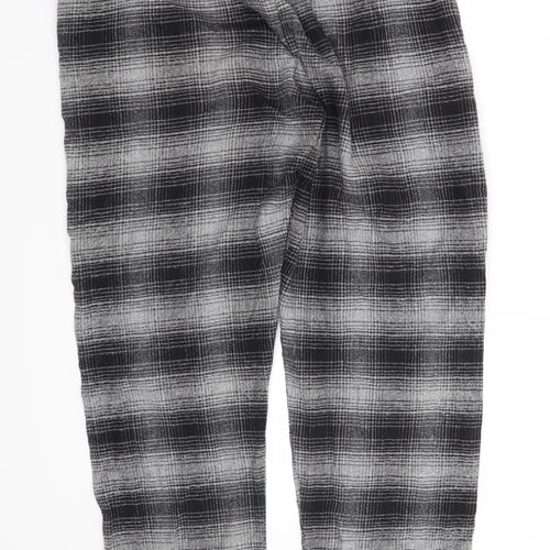 Burton Mens Black Check   Pyjama Pants Size M