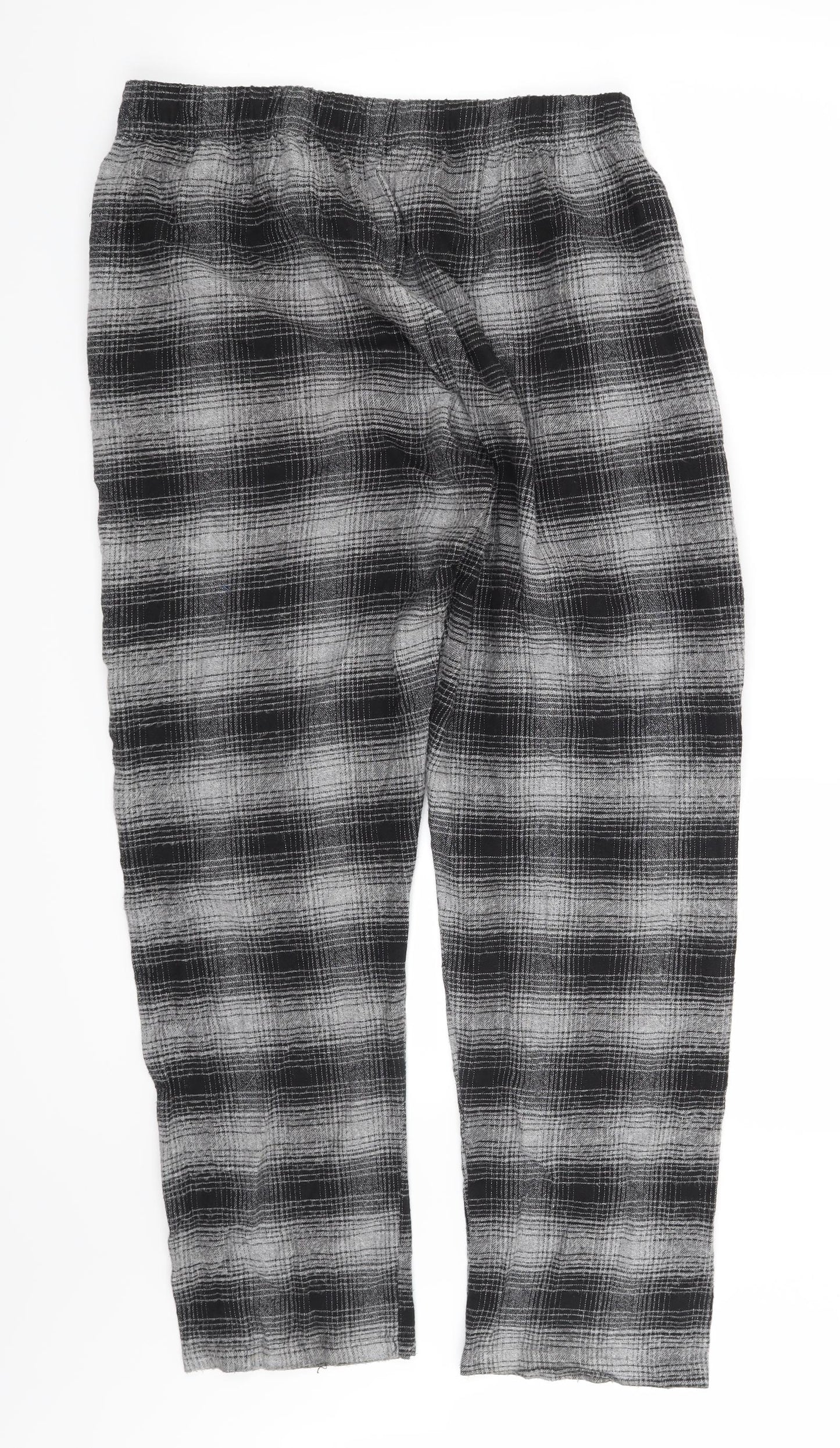 Burton Mens Black Check   Pyjama Pants Size M