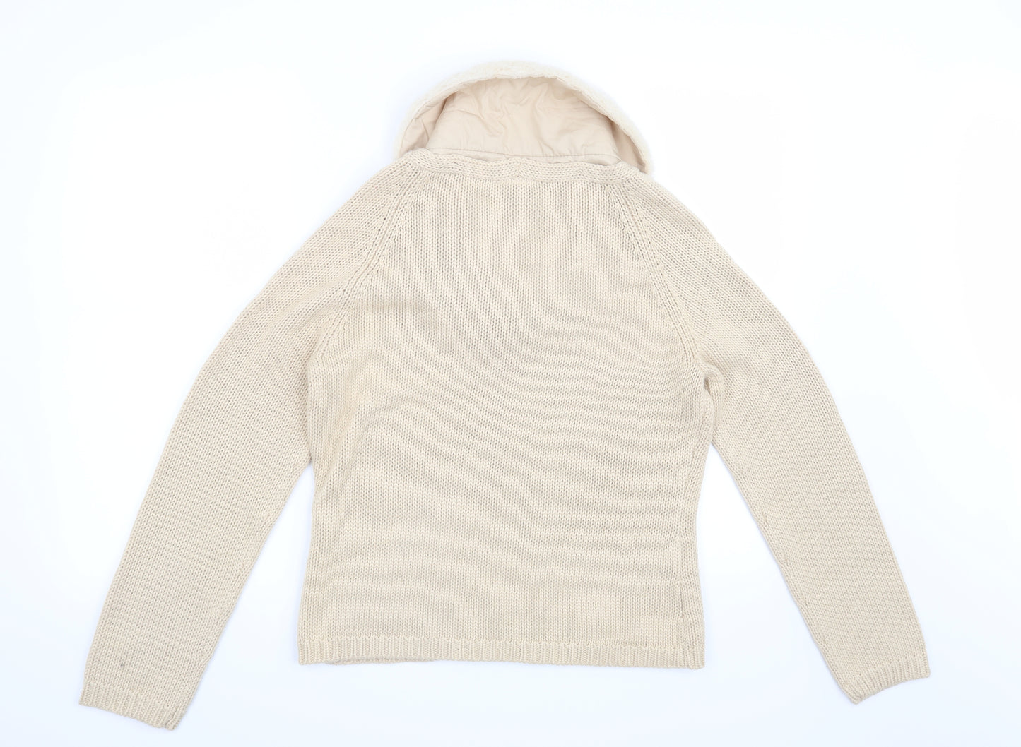 Papaya Womens Beige   Cardigan Jumper Size 14