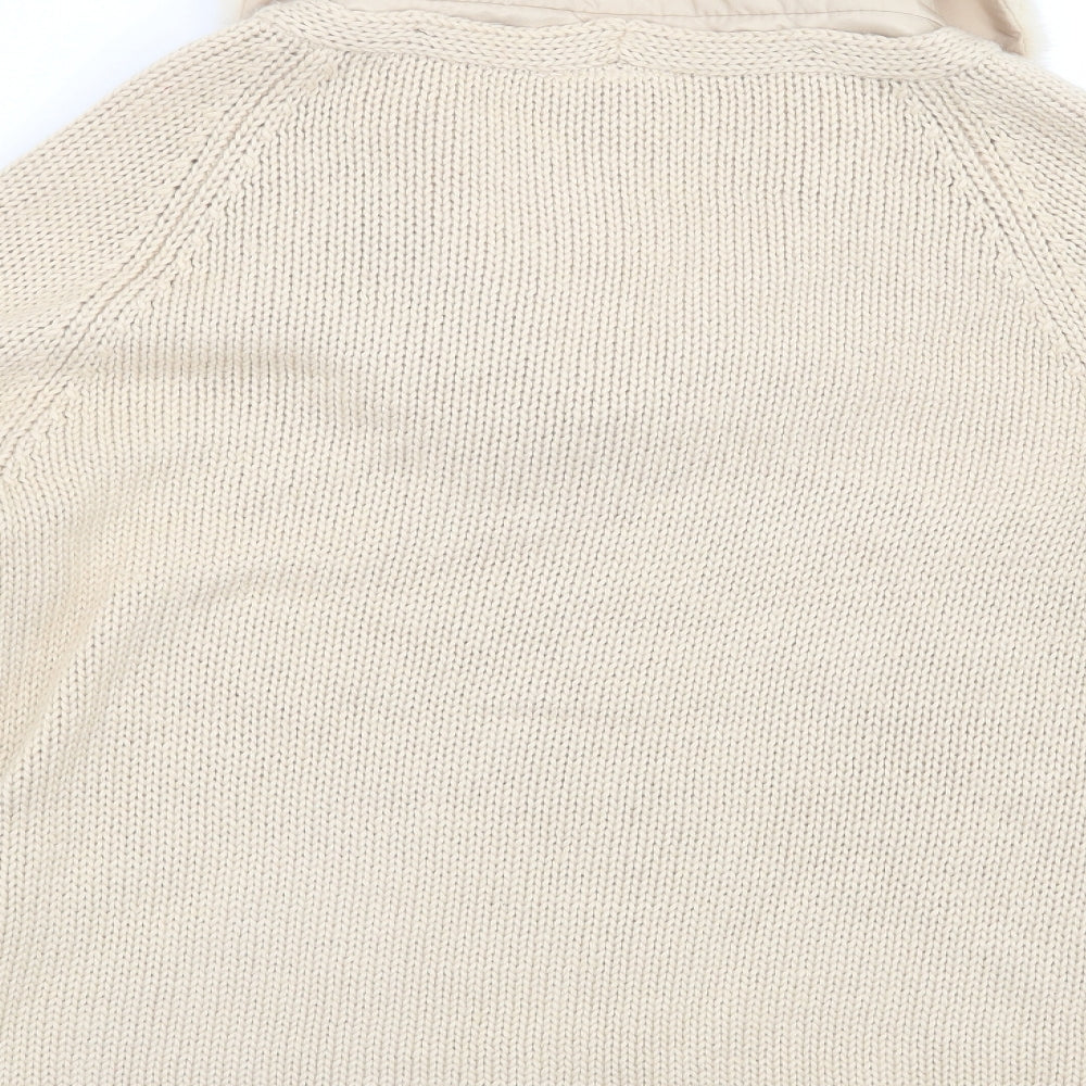 Papaya Womens Beige   Cardigan Jumper Size 14