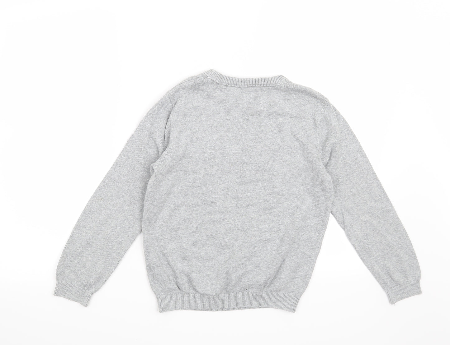 Marks and Spencer Boys Grey   Pullover Jumper Size 9-10 Years