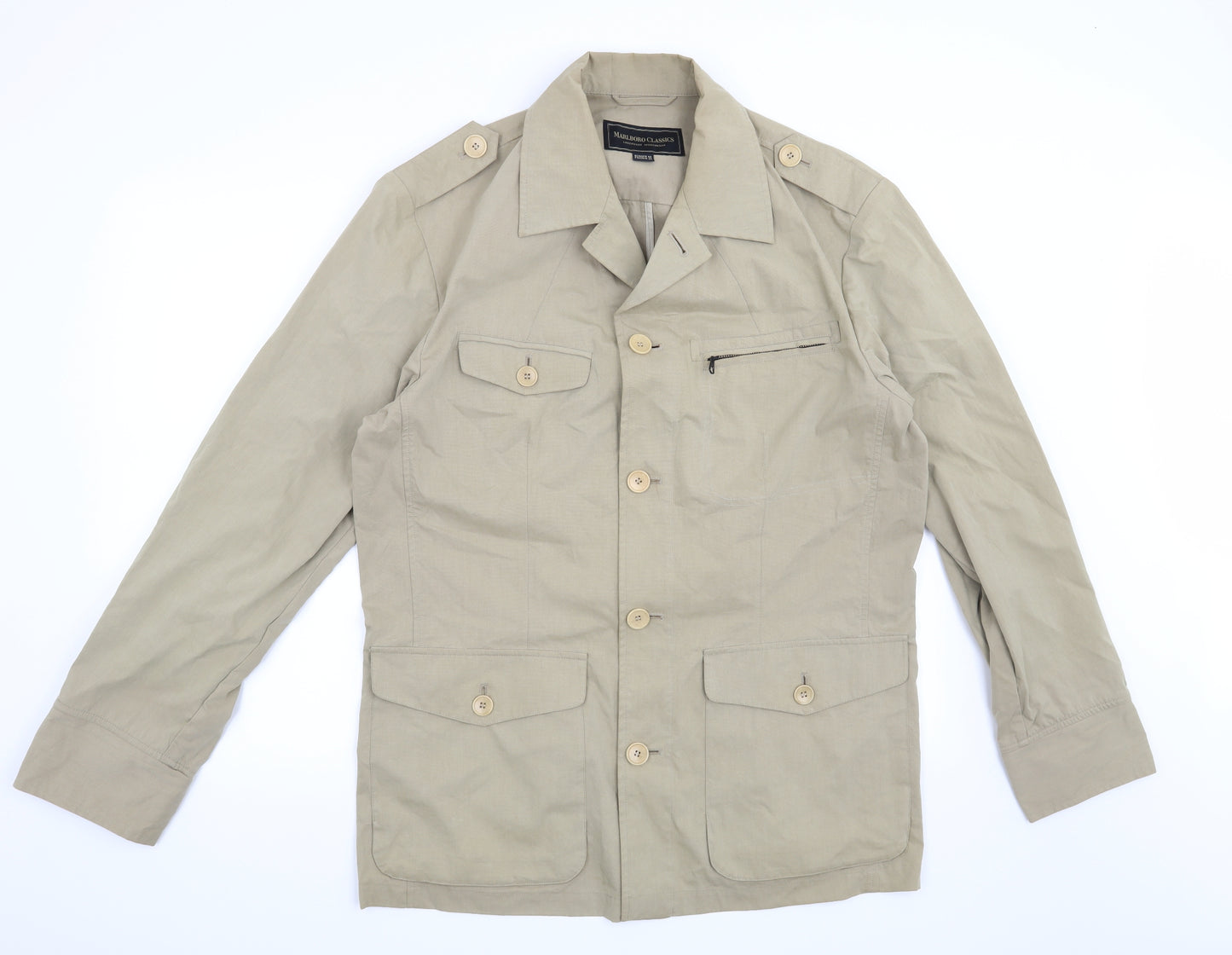 Marlboro Mens Green   Gilet Jacket Size L