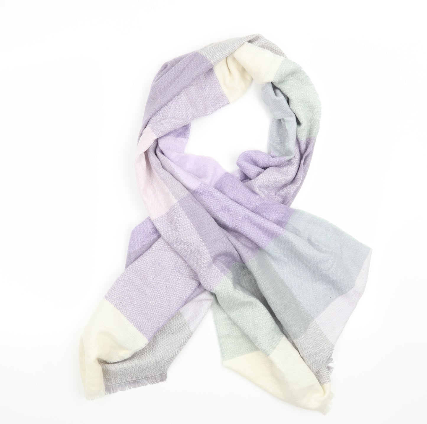 New Look Womens Purple Check   Scarf