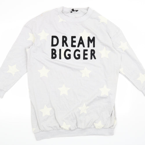 Pretty Secrets Womens Blue   Pullover Sweatshirt Size 8  - Dream Bigger