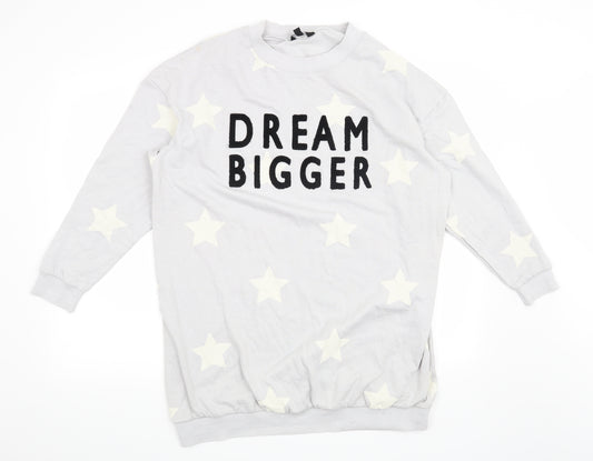 Pretty Secrets Womens Blue   Pullover Sweatshirt Size 8  - Dream Bigger