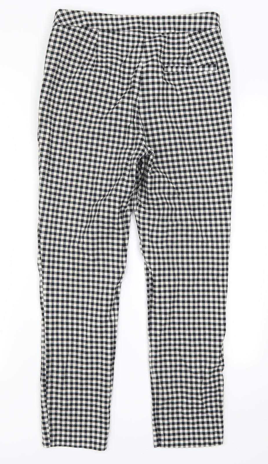 Zara Womens Grey Check  Trousers  Size M L25 in