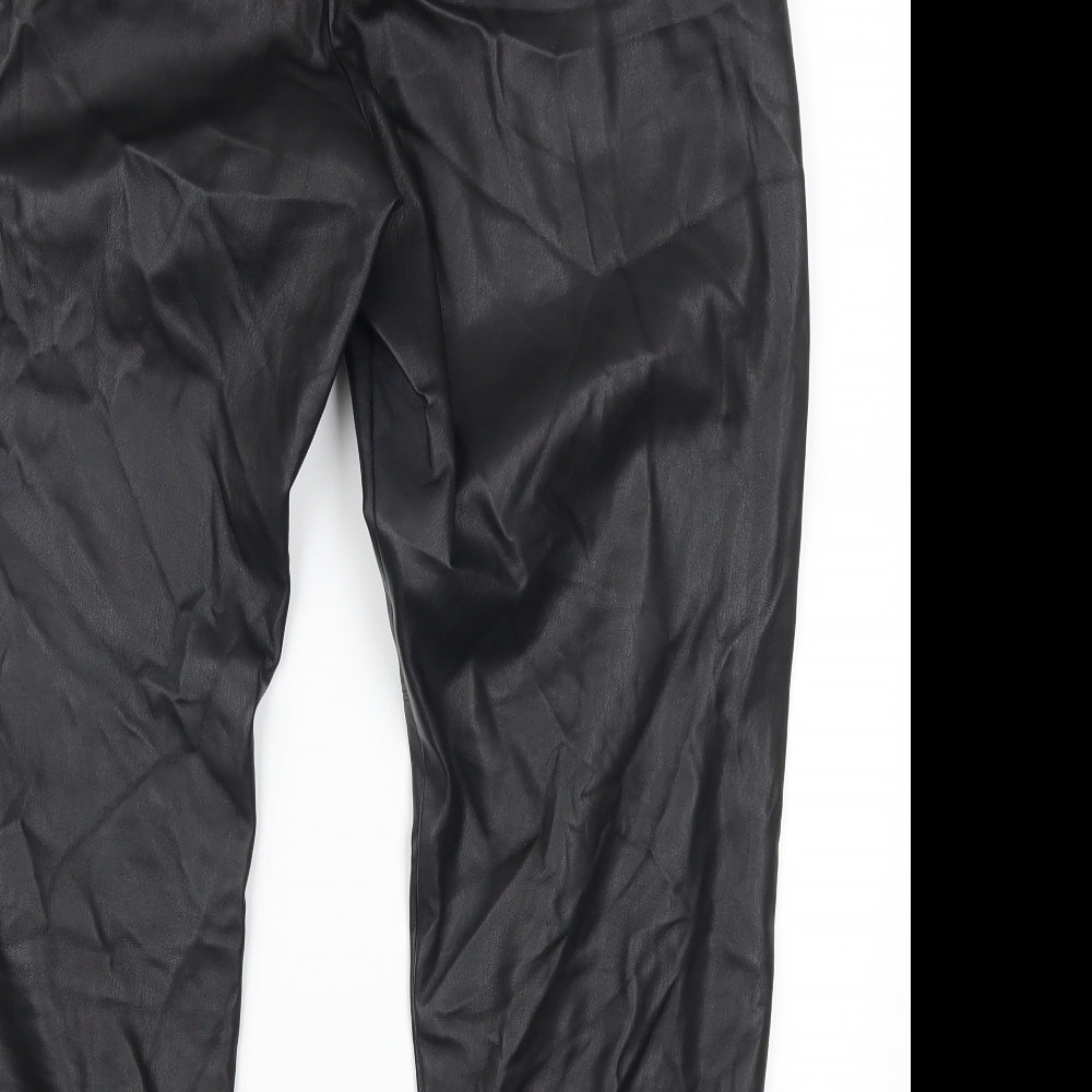 Zara Womens Black   Trousers  Size M L25 in