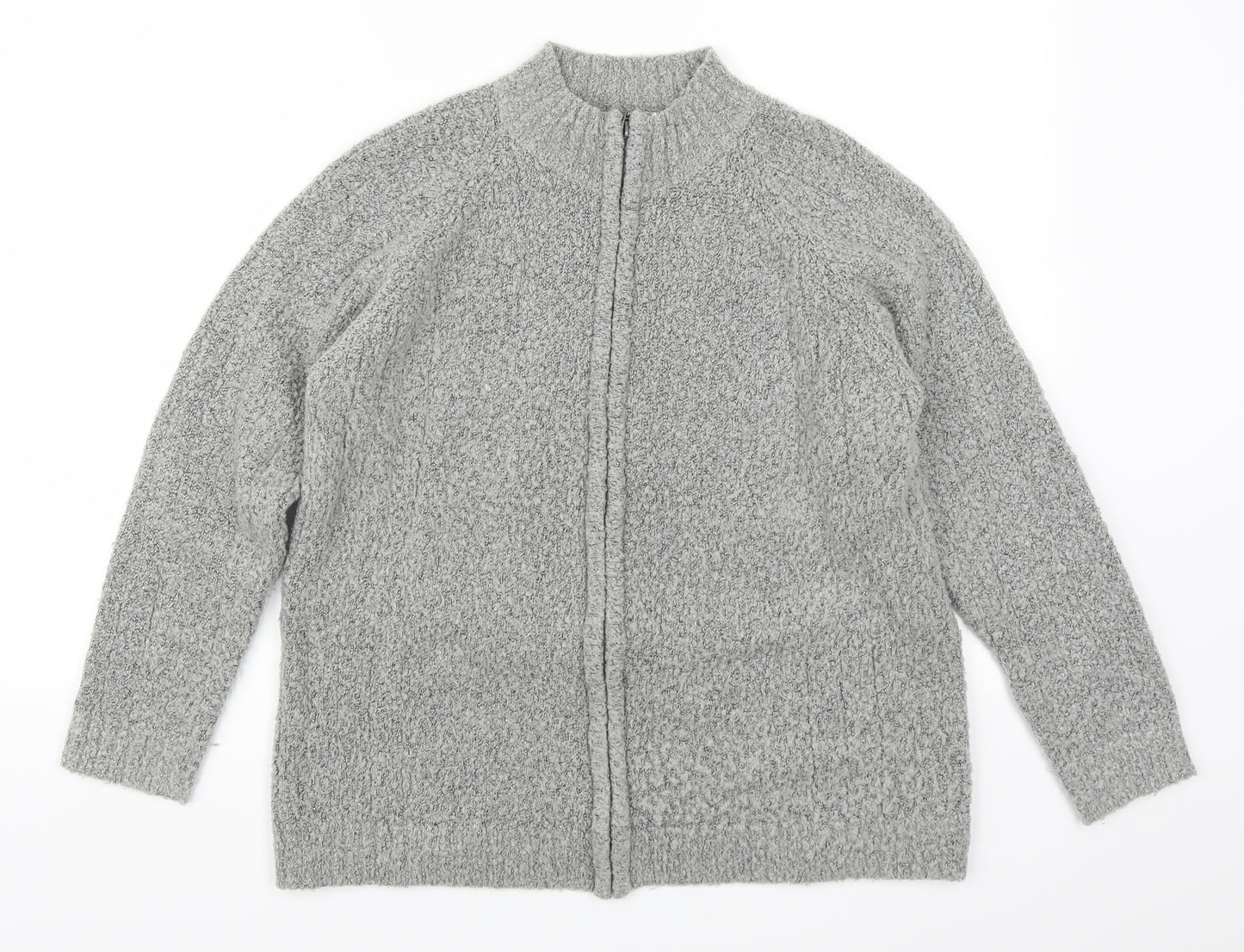 EWM Womens Grey   Cardigan Jumper Size 14