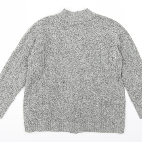 EWM Womens Grey   Cardigan Jumper Size 14