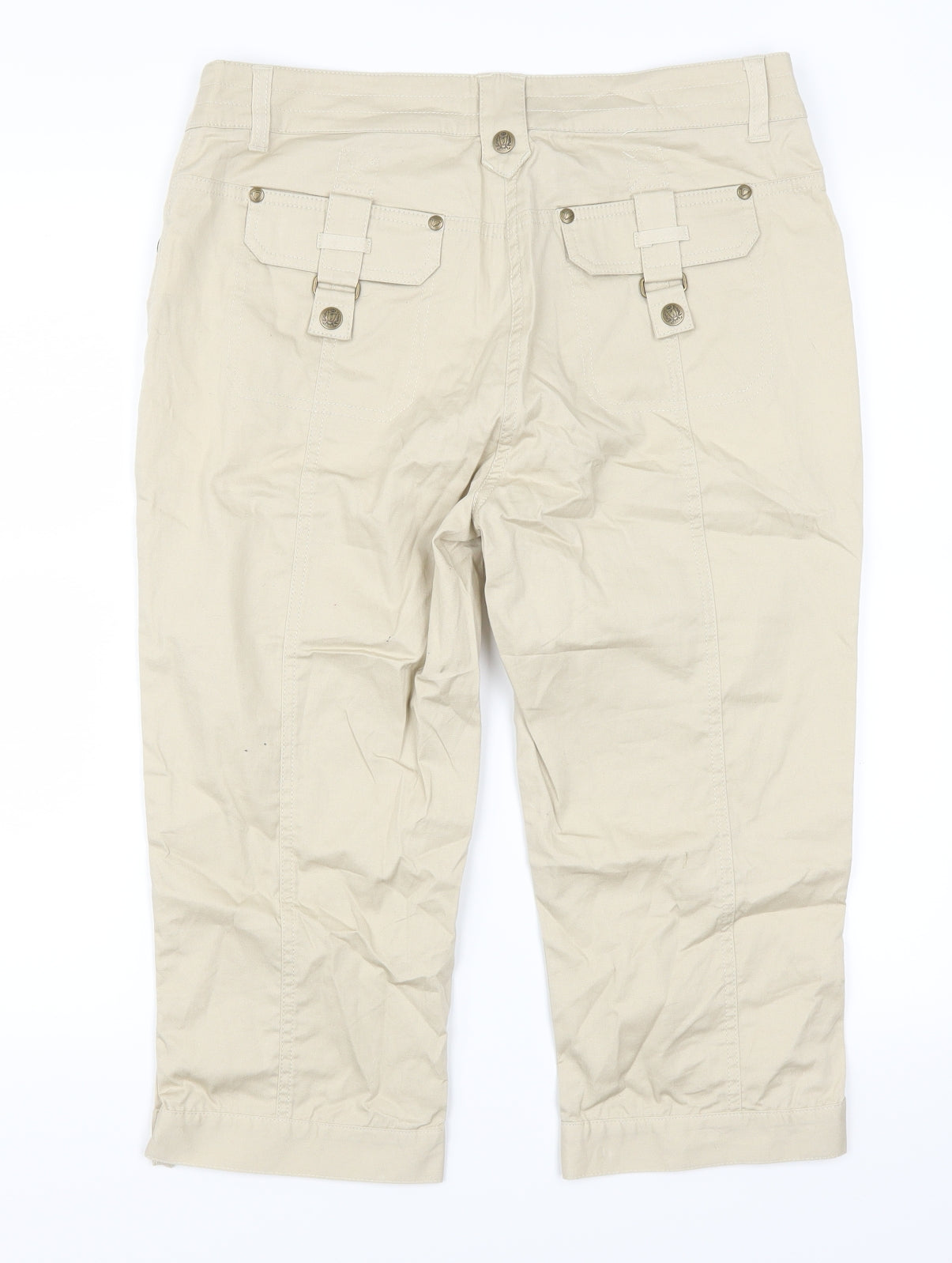 Daily Sports Womens Beige   Cargo Trousers Size 12