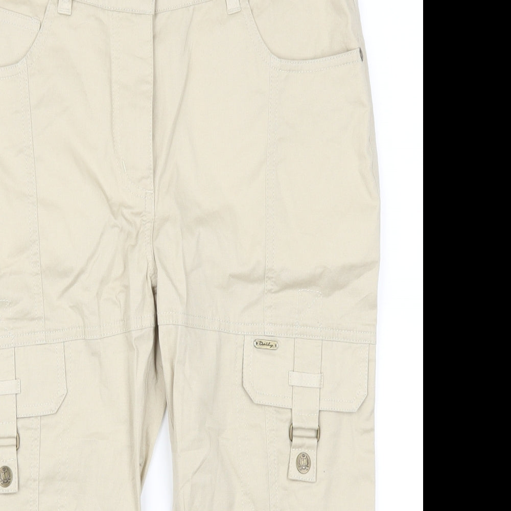 Daily Sports Womens Beige   Cargo Trousers Size 12