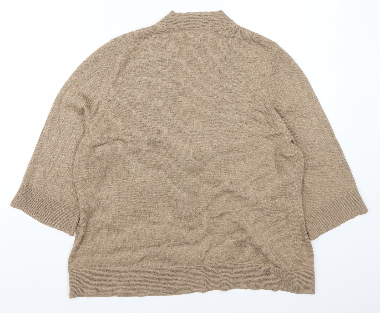 Eastex Womens Brown   Cardigan Jumper Size 16