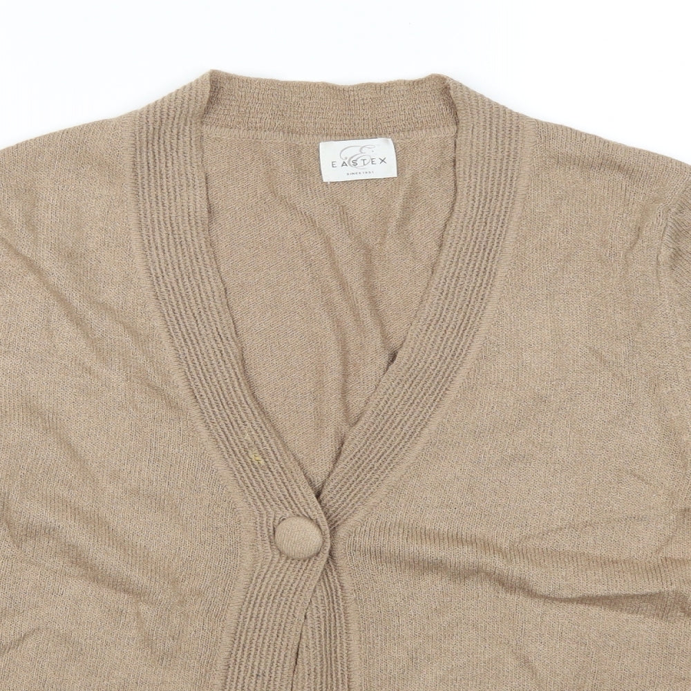 Eastex Womens Brown   Cardigan Jumper Size 16