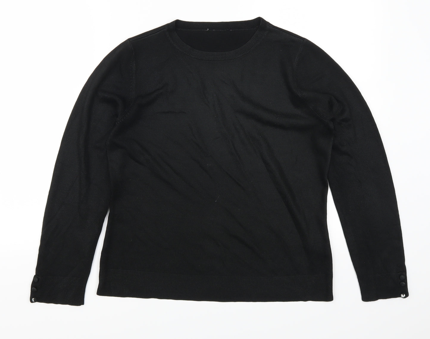 BHS Womens Black   Pullover Jumper Size 12