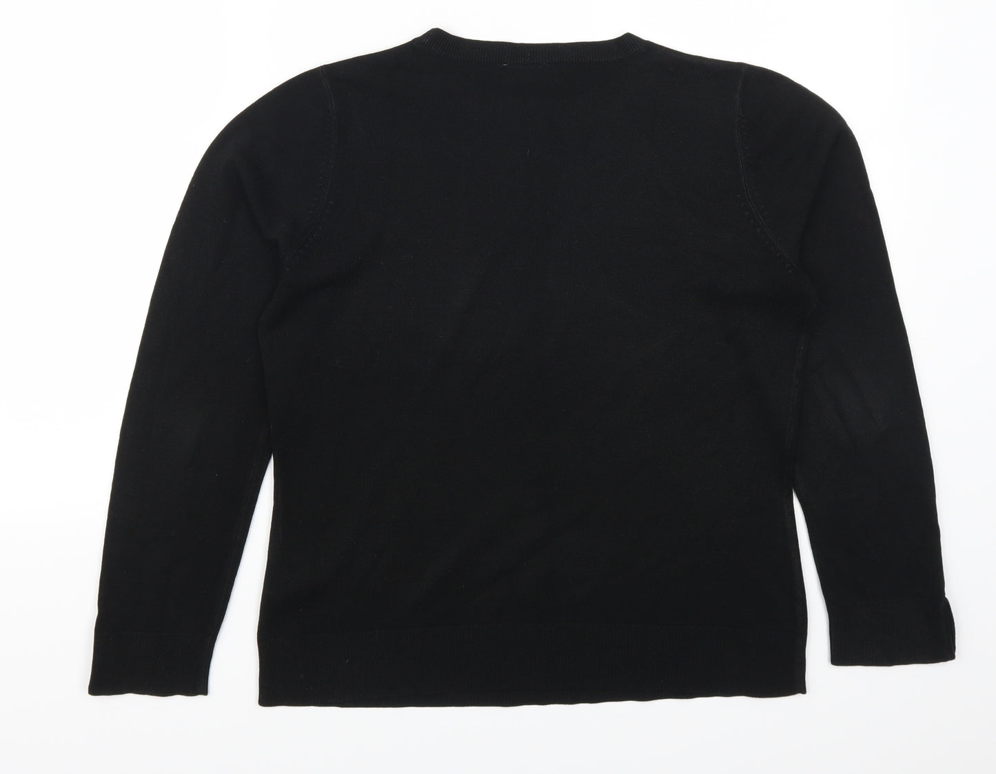 BHS Womens Black   Pullover Jumper Size 12