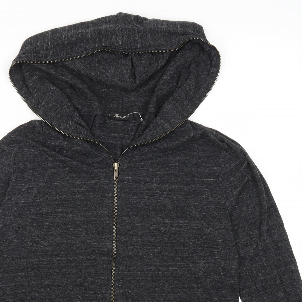 FOREVER 21 Womens Grey   Pullover Hoodie Size S