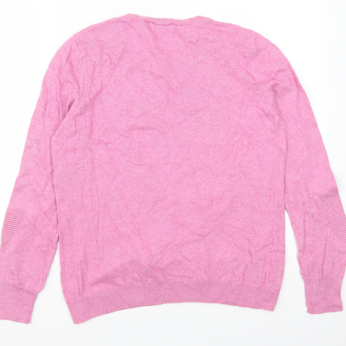 Mint Velvet Womens Pink   Pullover Jumper Size 12  - Love Heart