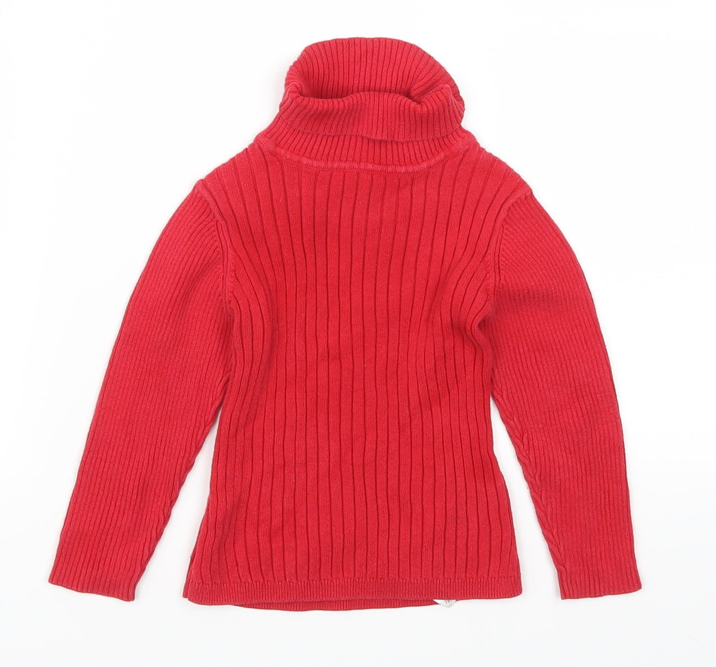 George Girls Red   Pullover Jumper Size 2-3 Years