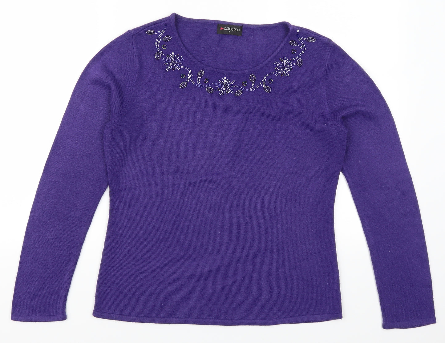 Bonmarché Womens Purple   Pullover Jumper Size S
