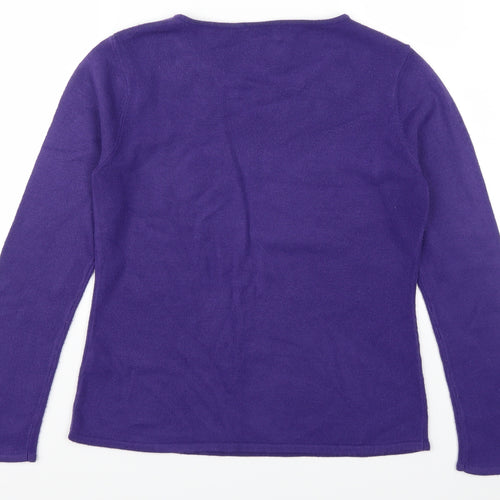 Bonmarché Womens Purple   Pullover Jumper Size S