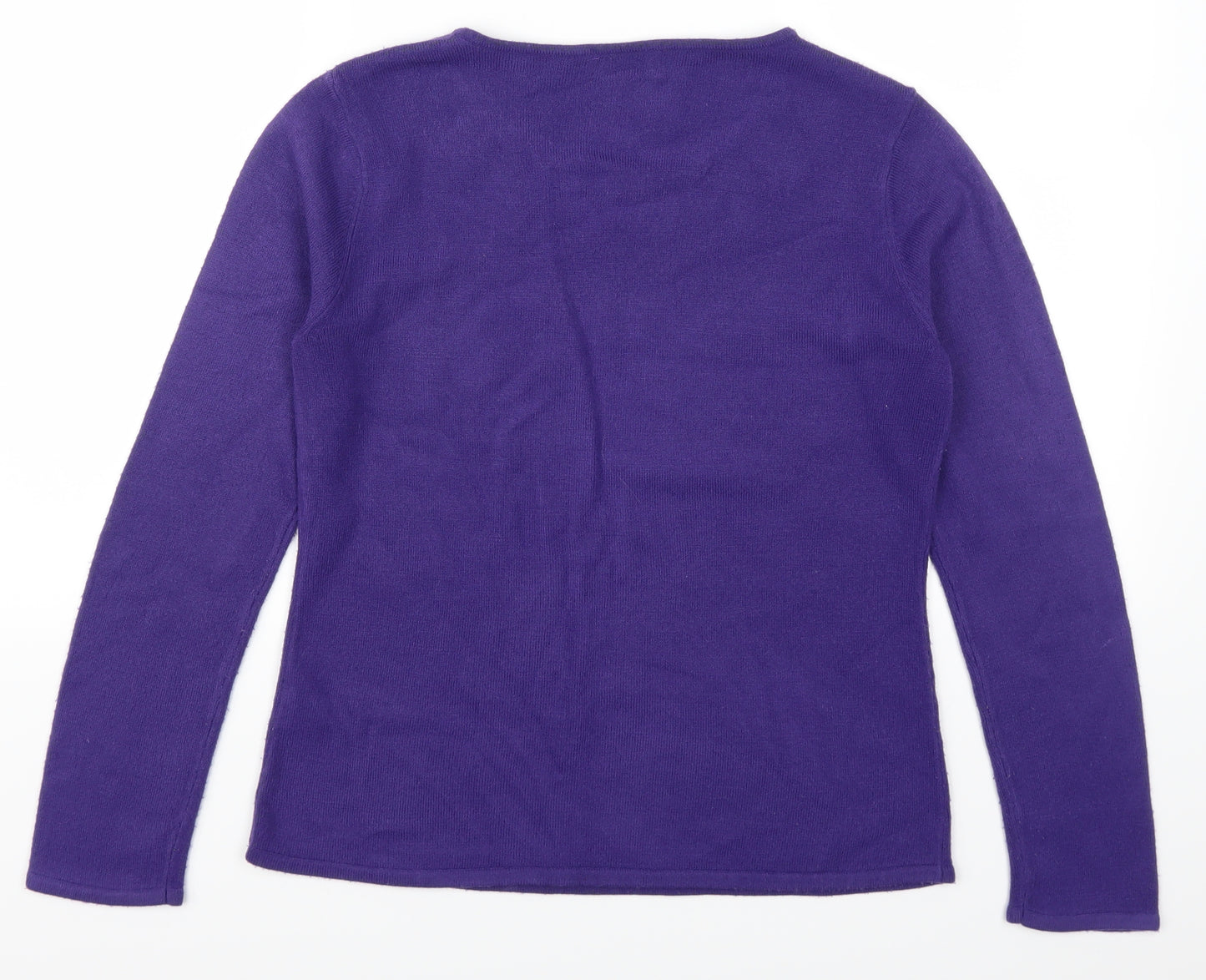 Bonmarché Womens Purple   Pullover Jumper Size S