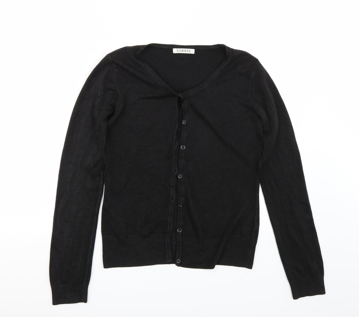 George Womens Black   Cardigan Jumper Size 10