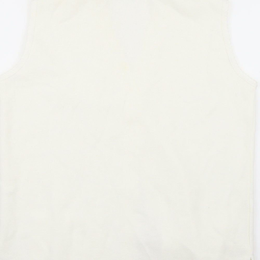 Merry gold Womens White   Cardigan Jumper Size M